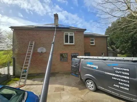 Scratch-free Solar panel cleaning on the Isle of Wight